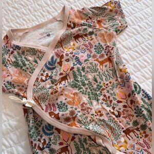 Beautiful Woodland Shortie Romper by Apple Park Organic- 6-9M